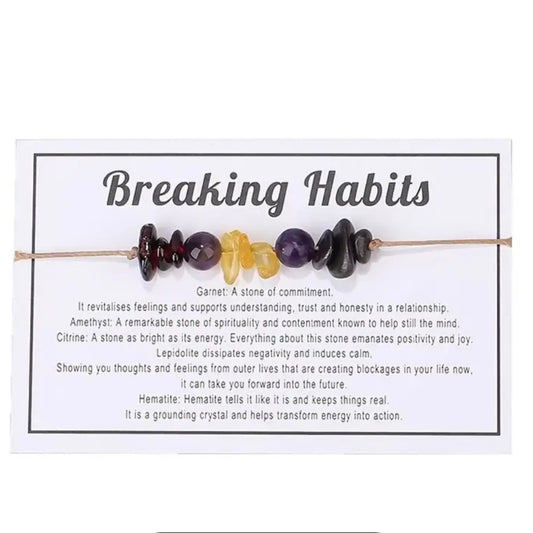 Breaking Habits - Gem Bracelet - One size