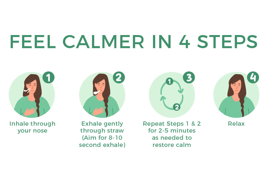 2 x Breathing Necklace for Anxiety – Quit Smoking Naturally | BreatheBuddy® Calm Classic Gold & Silver Duo Pack