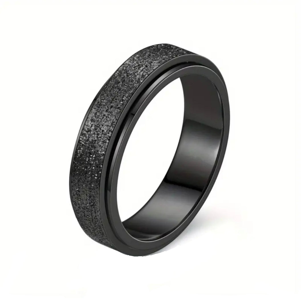 BreatheBuddy® Textured Fidget Ring - Spin to Soothe Anxiety & Stay Grounded with Every Turn