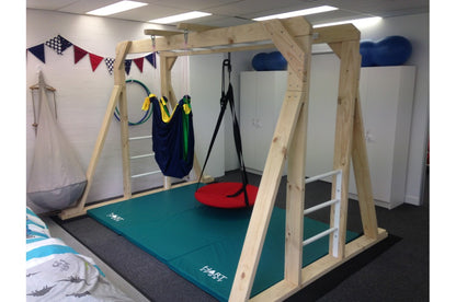 Indoor Home Therapy Gym 3m – Australian Made Timber Sensory Frame (Free‑Standing)