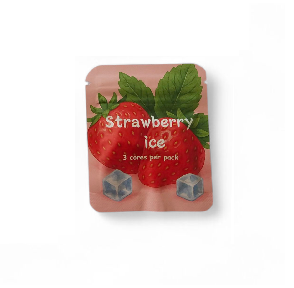 Strawberry Ice Refill Pack – 3 Sealed Natural Flavour Cores