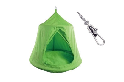 Green Sensory Tent Swing with 360° swing hook 120cm Height (Tent Swing Only)