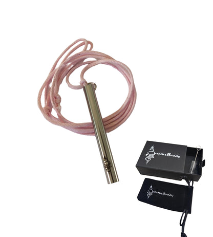 2 x Kids Breathing Necklace for Anxiety Relief & Sensory Support | BreatheBuddy® Corded Calm