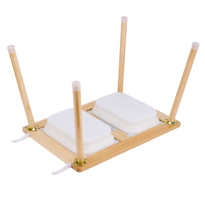 Kids Sensory Table & Chair Set Sand Water Play Table with 2 Storage Bins