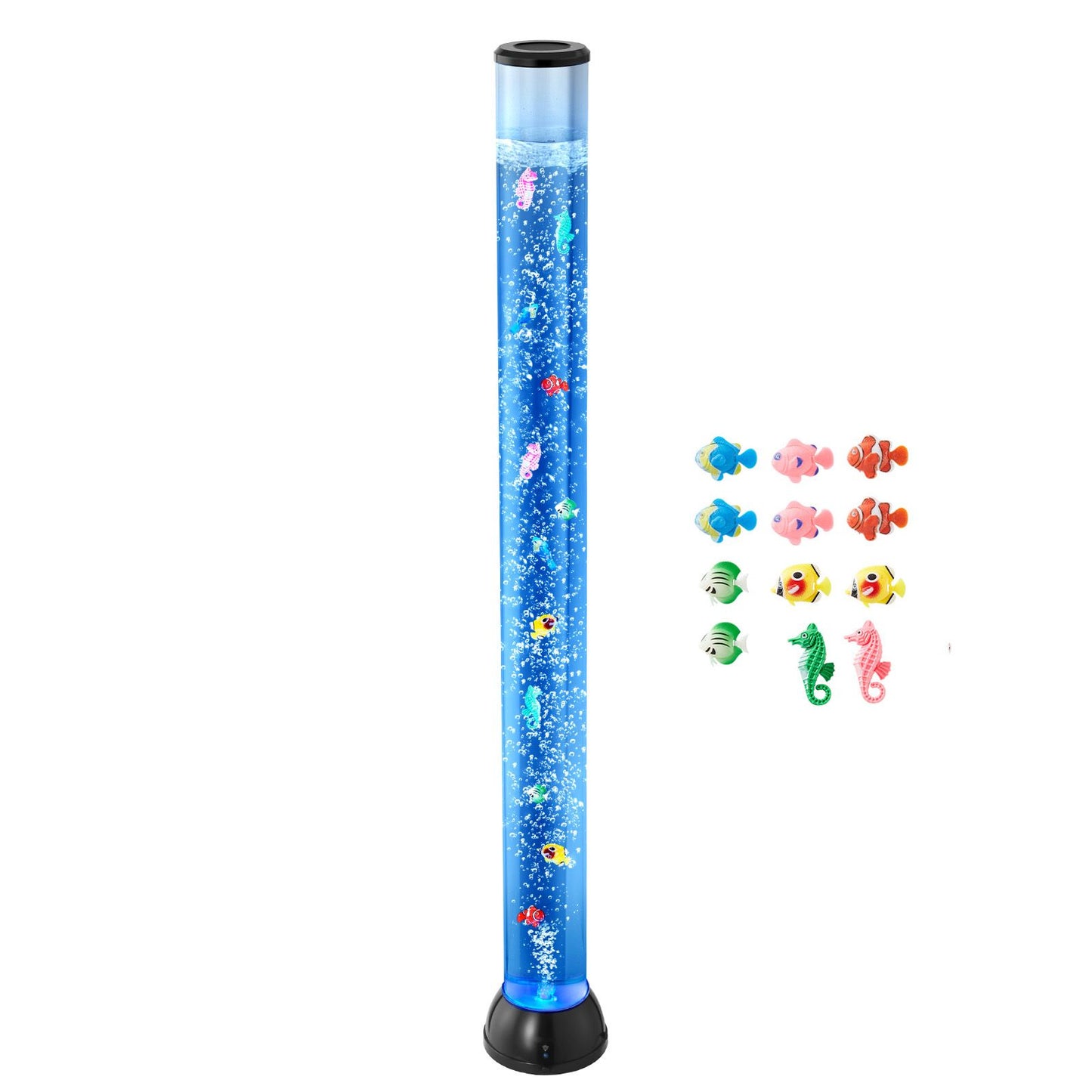 Bubble Tube Lamp 16 Color 1.2 m Sensory Aquarium Lamp for Relief Calming