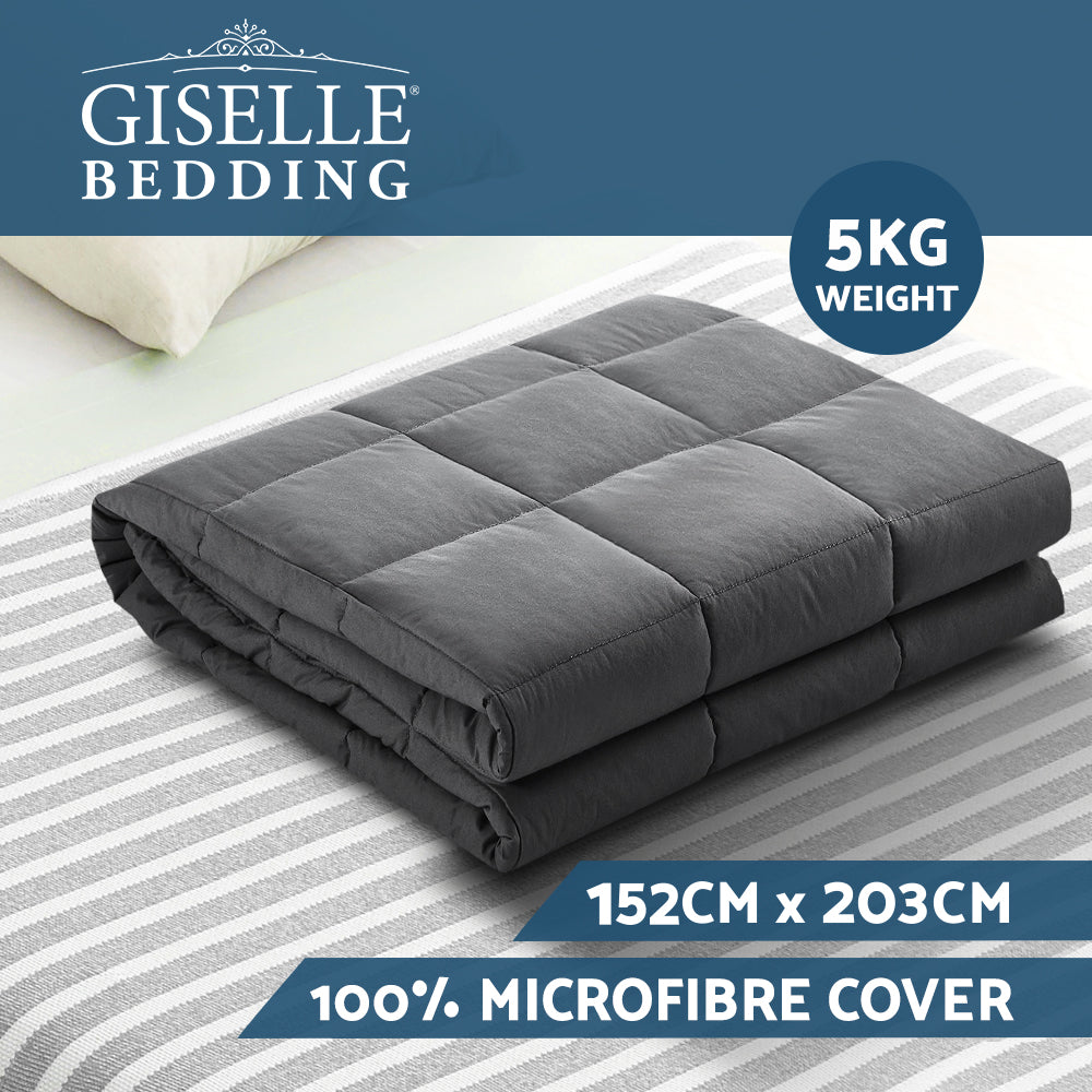 5kg Cooling Weighted Blanket – Light Pressure for Hot Sleepers & Calming