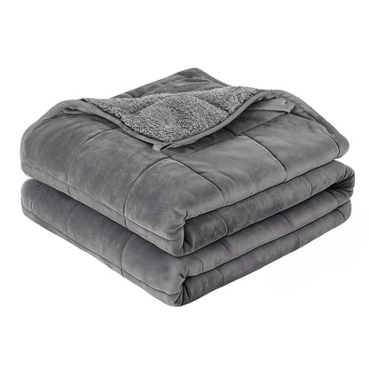 11kg Sherpa Weighted Blanket for Anxiety & Deep Sleep