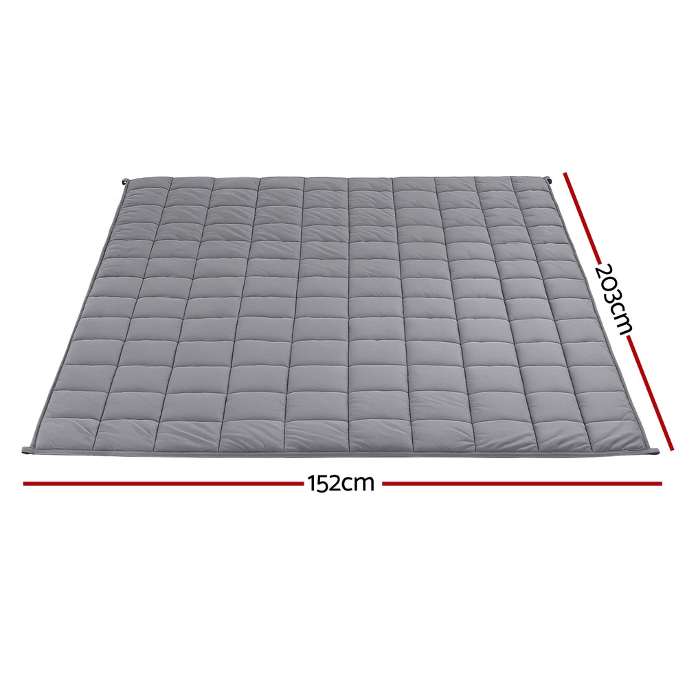 11kg Sherpa Weighted Blanket for Anxiety & Deep Sleep