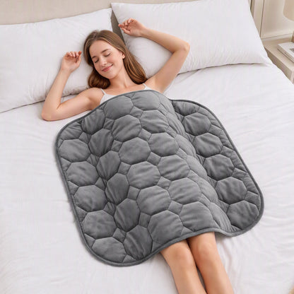 3.2kg Sensory Weighted Lap Blanket for Kids & Adults - Grey