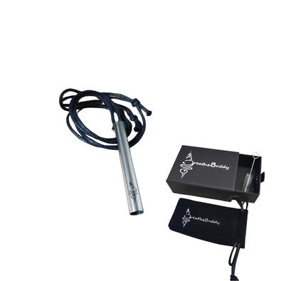 2 x Breathing Necklace for Anxiety Relief, Quit Smoking & Sensory Support | BreatheBuddy® Corded Calm