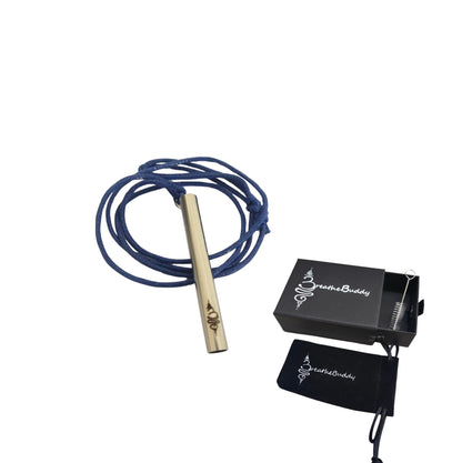 2 x Breathing Necklace for Anxiety Relief, Quit Smoking & Sensory Support | BreatheBuddy® Corded Calm