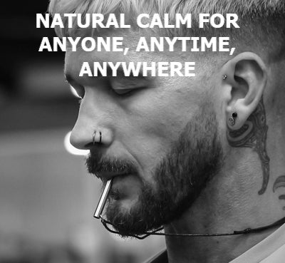 2 x Breathing Necklace for Calm – Anxiety & Quit Smoking Habit Support | BreatheBuddy® Corded Calm