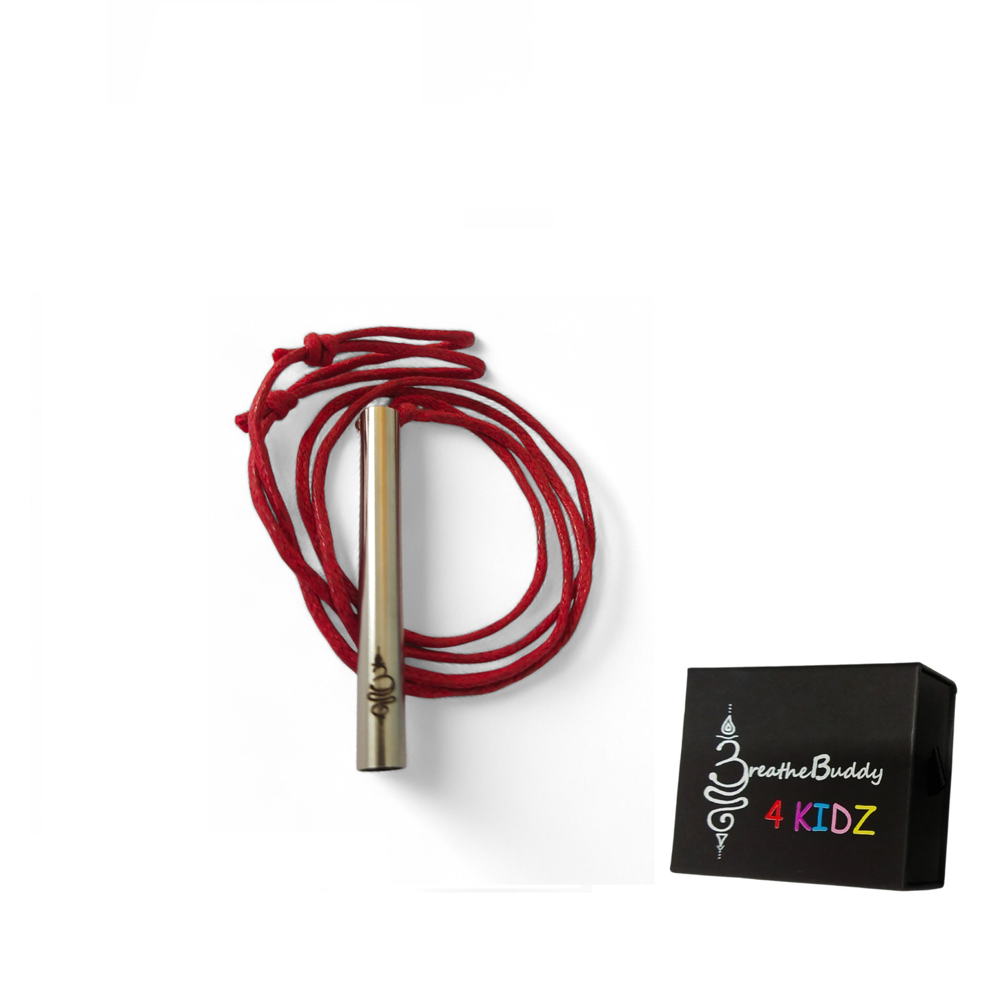 Kids Mindful Necklace (8+) – Breathing Tool for Calm & Sensory Support | BreatheBuddy Corded Calm