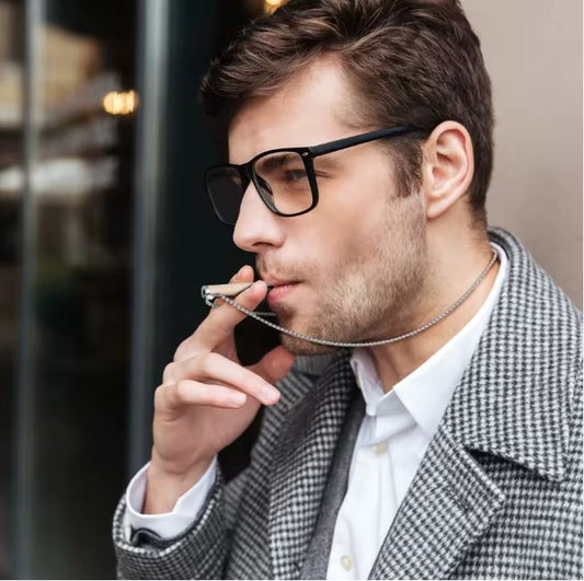 Flavour Air Quit Ritual Starter Kit- Maplewood Necklace with 3 Natural Flavour Air Core Packets | FlavQuit™