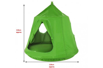 Green Sensory Tent Swing with 360° swing hook 120cm Height (Tent Swing Only)