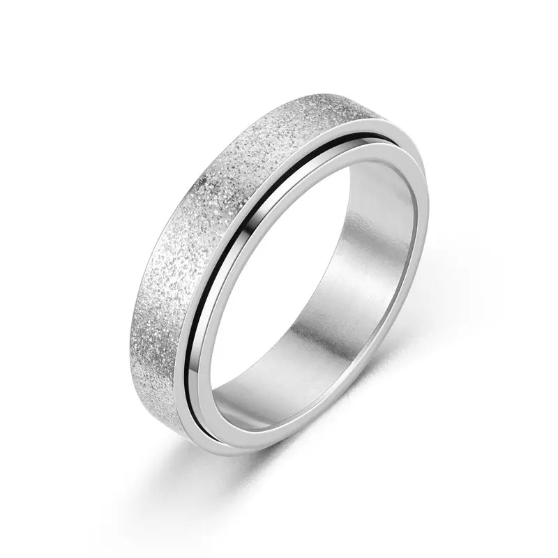 Anxiety Ring for Calming – Textured Fidget Ring for Stress & Focus Sup ...